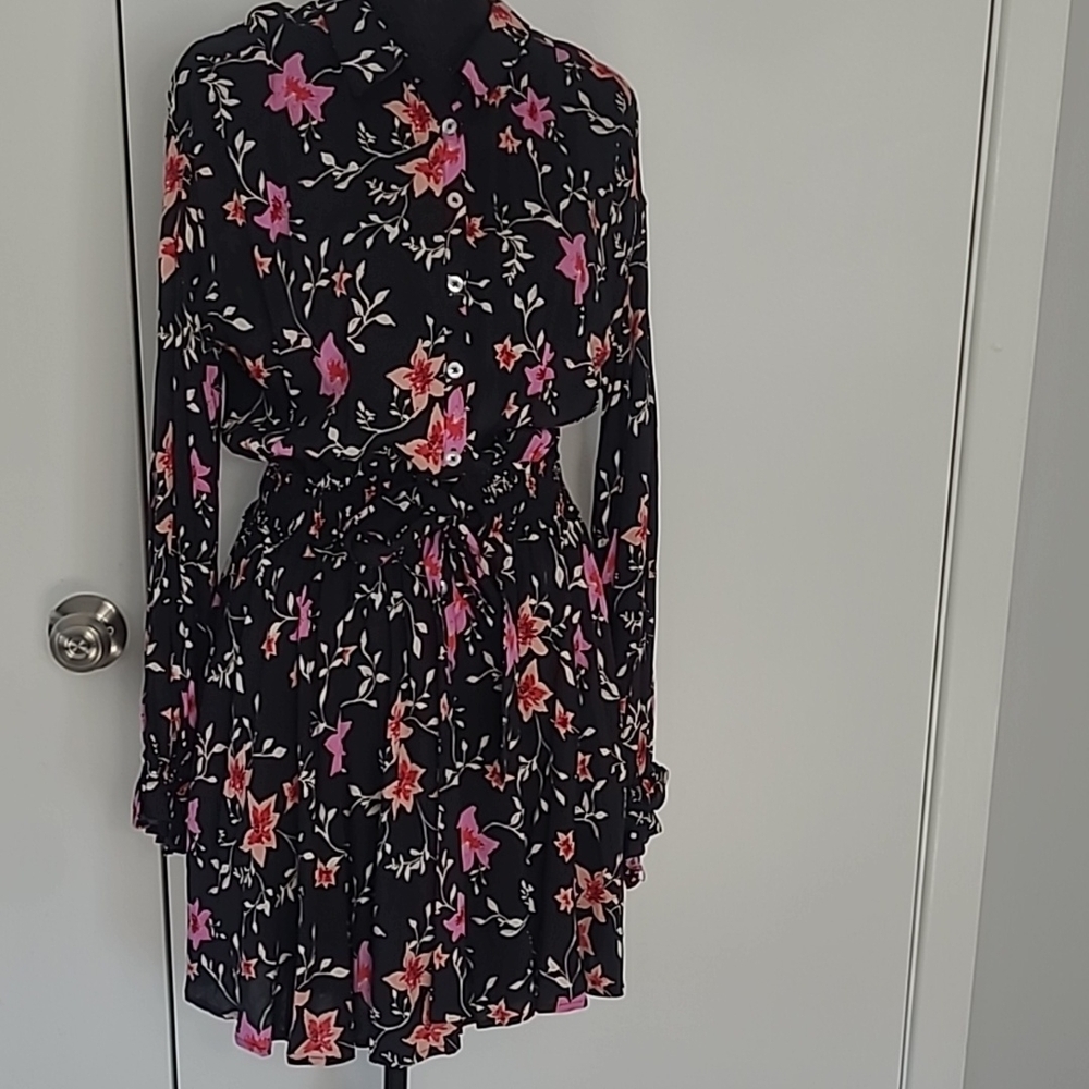 Floral Button-Up Dress By Free People